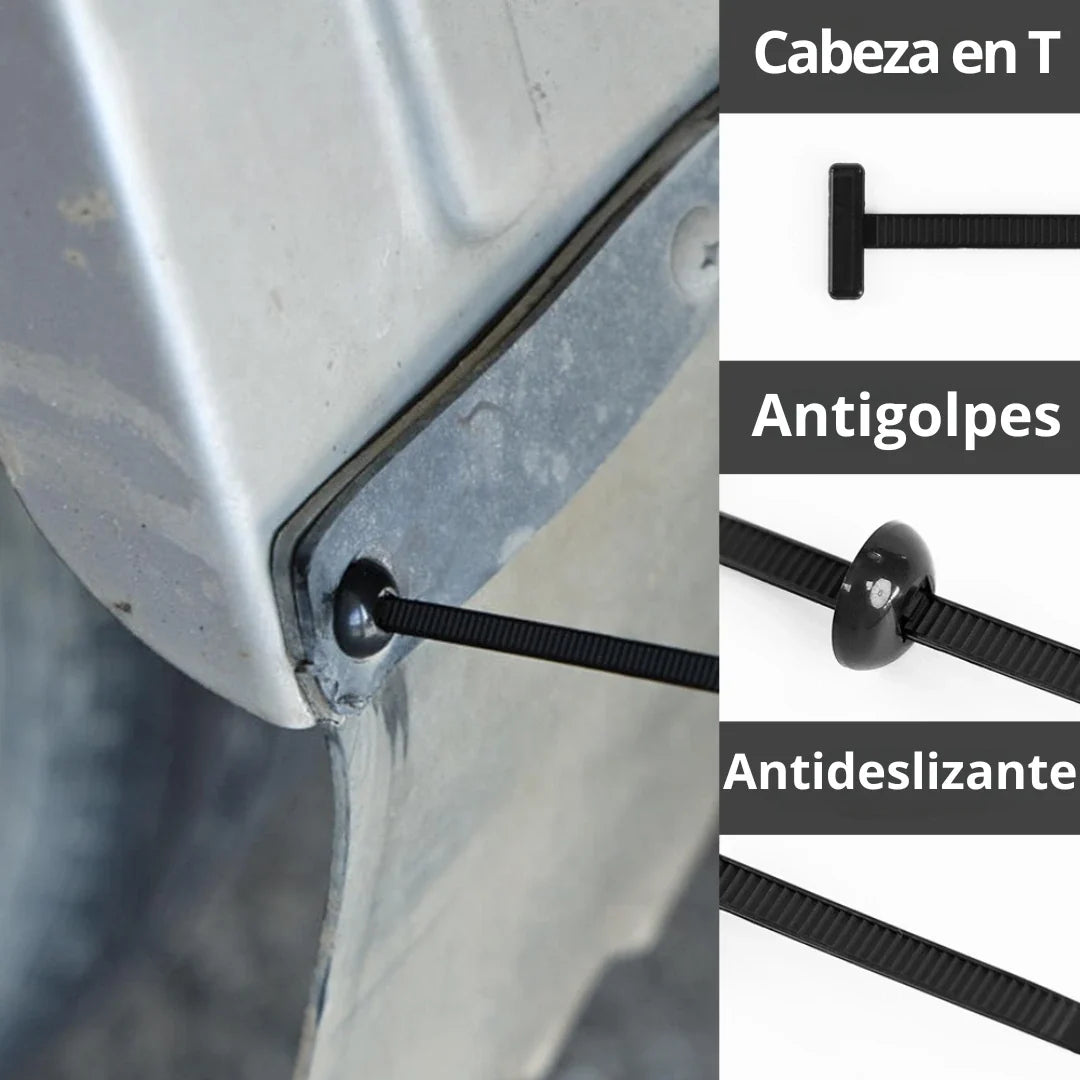 🛠️ Tirrap tipo botones ¡Reparaciones Fáciles y Duraderas! 50unidades