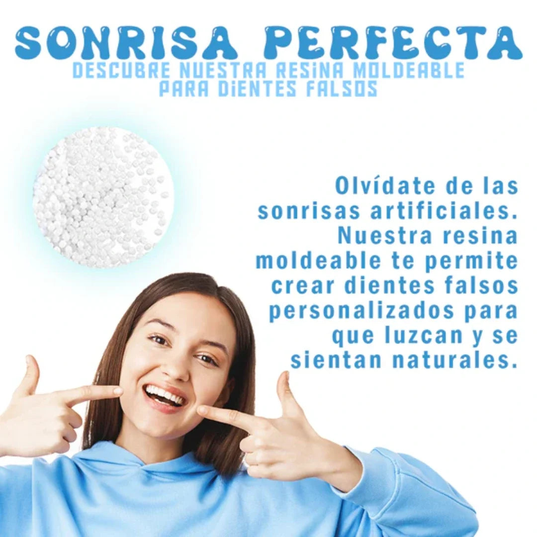 Resina para dentadura - Reparación dental