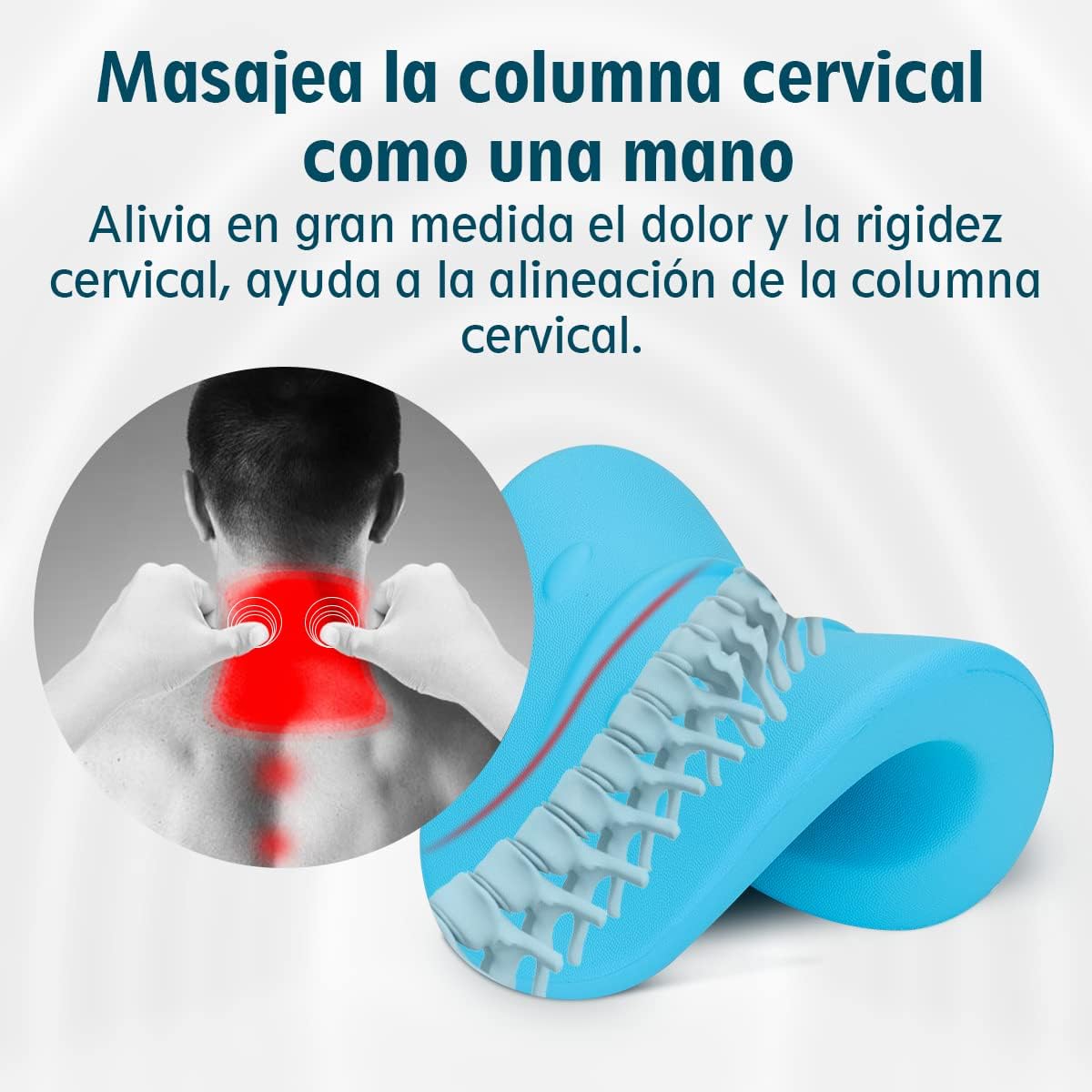 Almohada Tracción cervical®  Alivio de la columna y cervical desde casa
