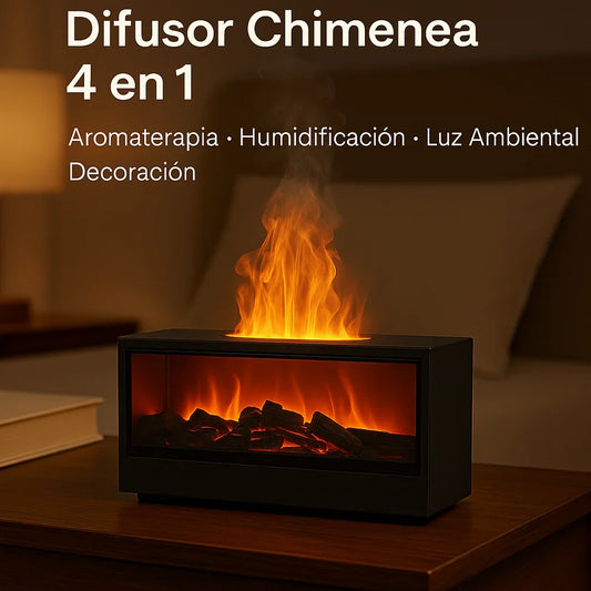 🔥 Chimenea Mágica: Humificador difusor✨ + esencia de regalo