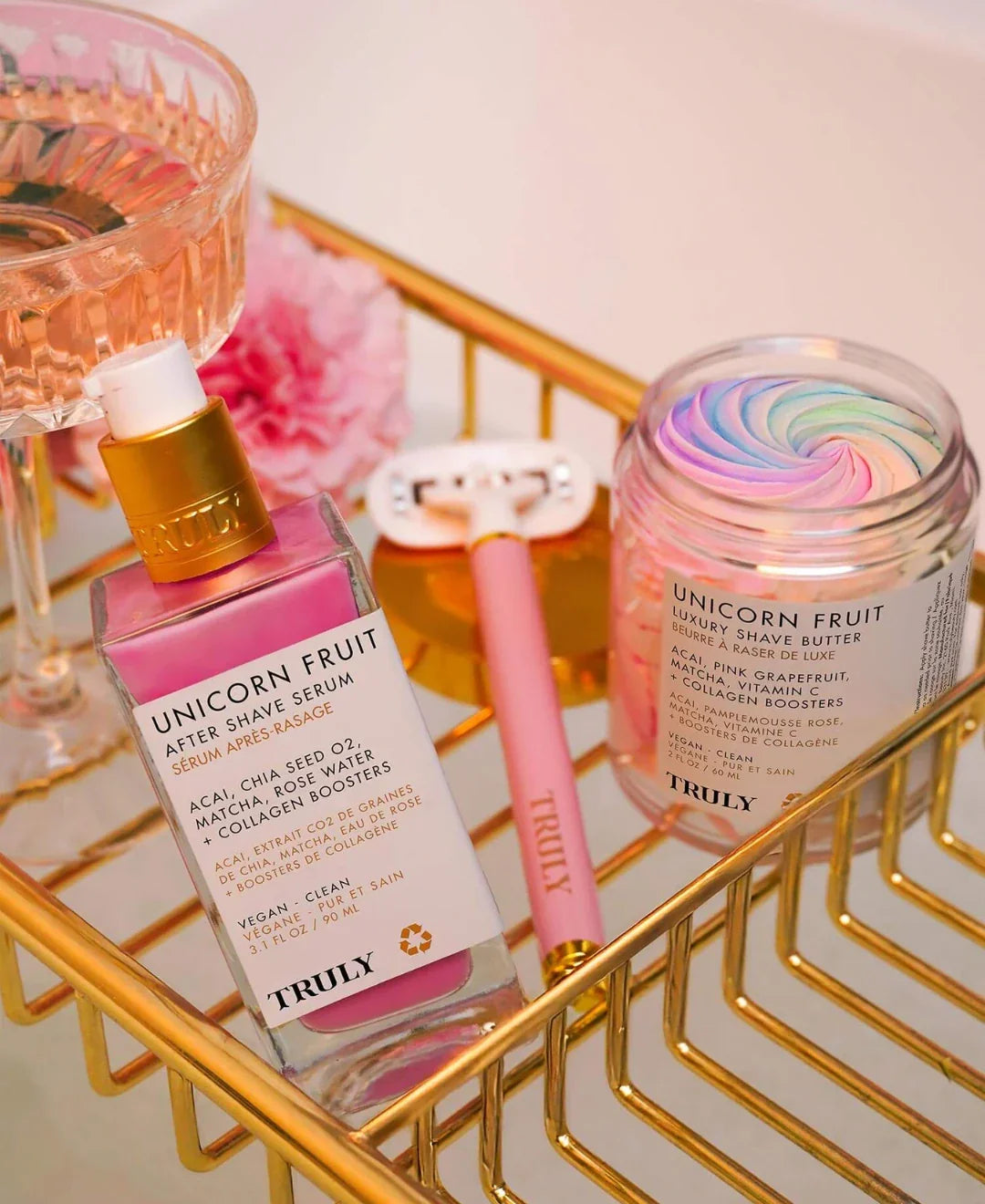🌸 Truly Unicorn Fruit 🌸 Serum después del afeitado, hidratante y elimina manchas
