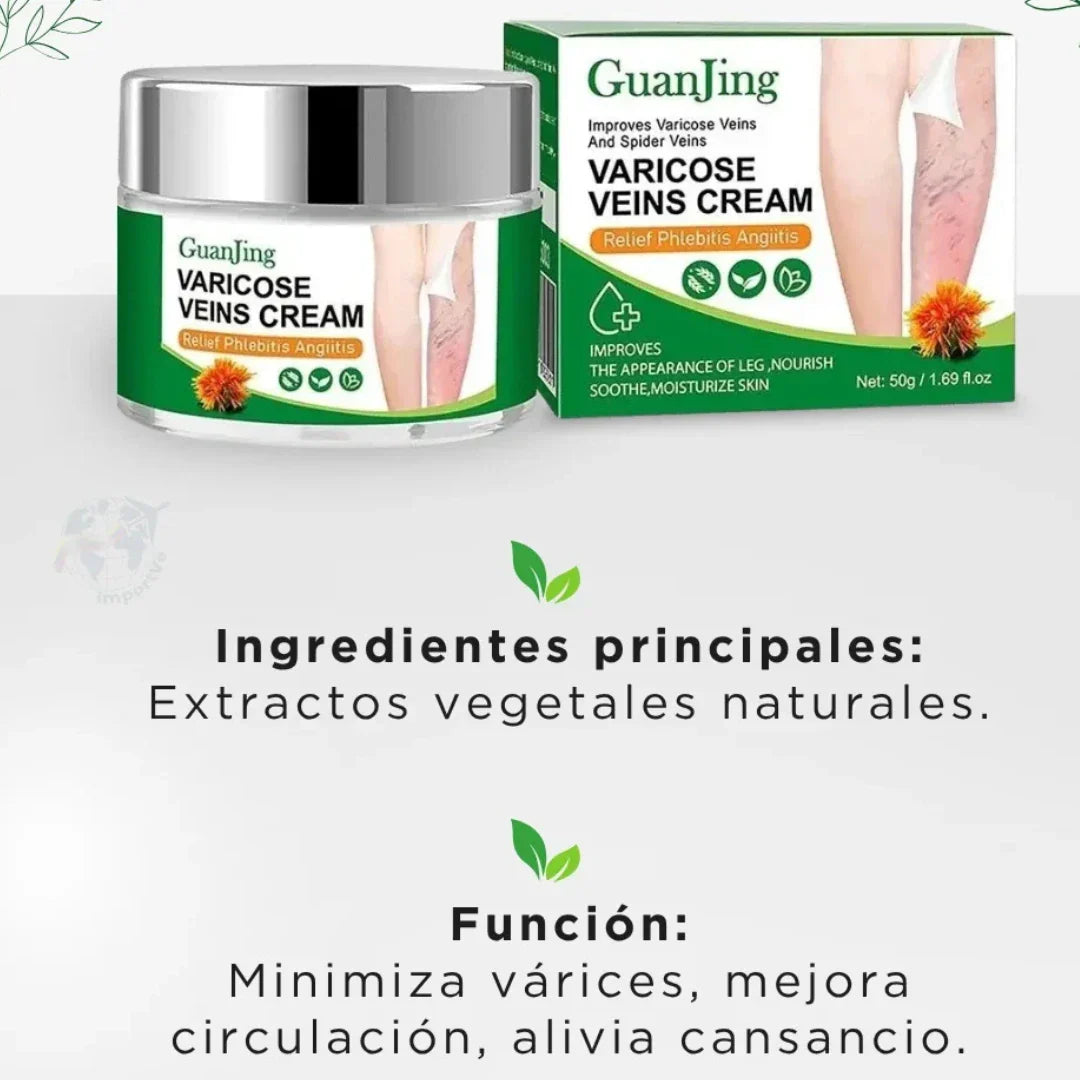 Crema elimina y previene varices a base de Té Verde🌿