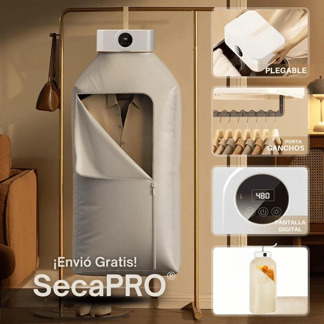 SecaPro®︎ Secador de Ropa Portátil Plegable