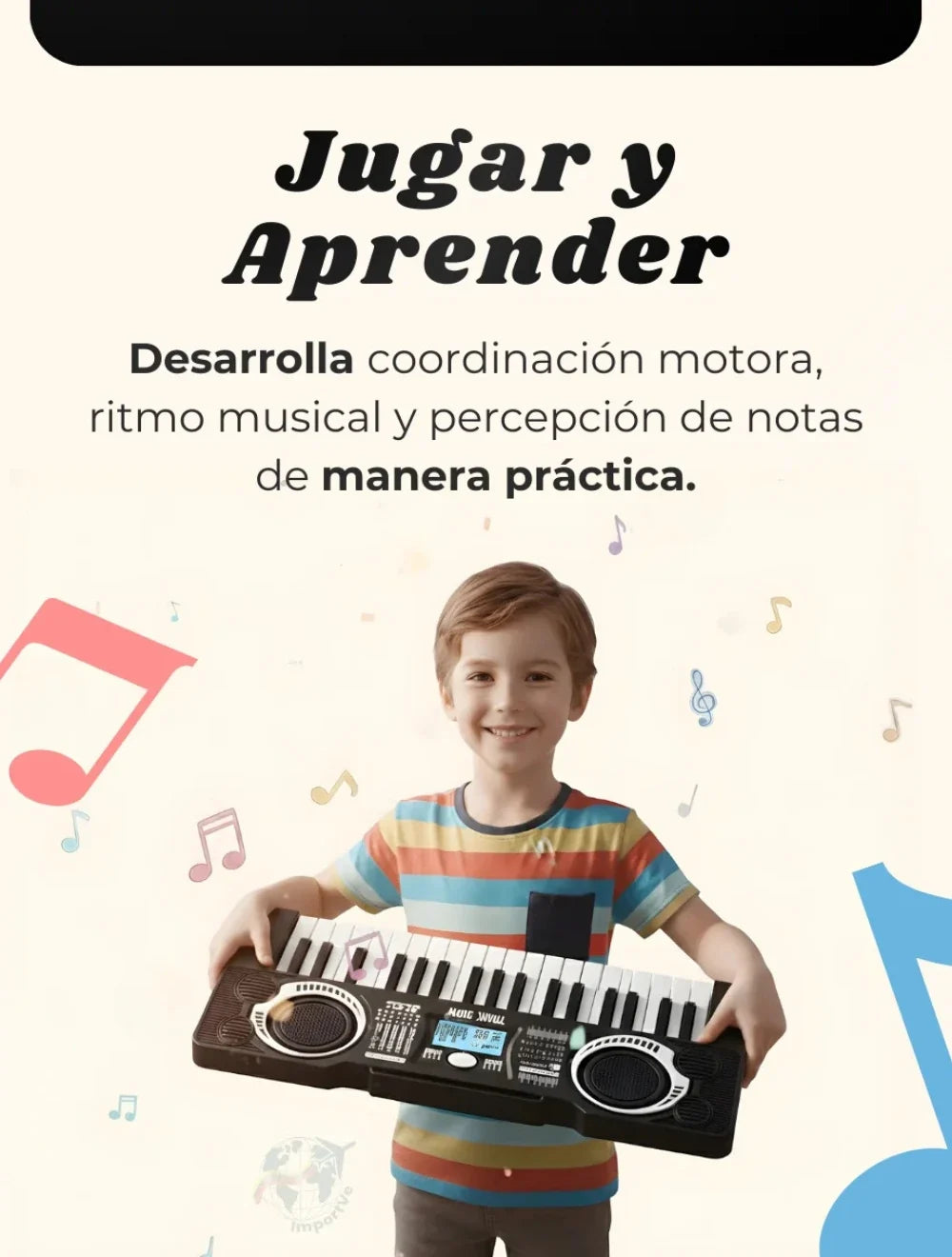 🎹 ¡El Piano Portátil Educativo para la Diversión de tu Hijo en Música!🎶