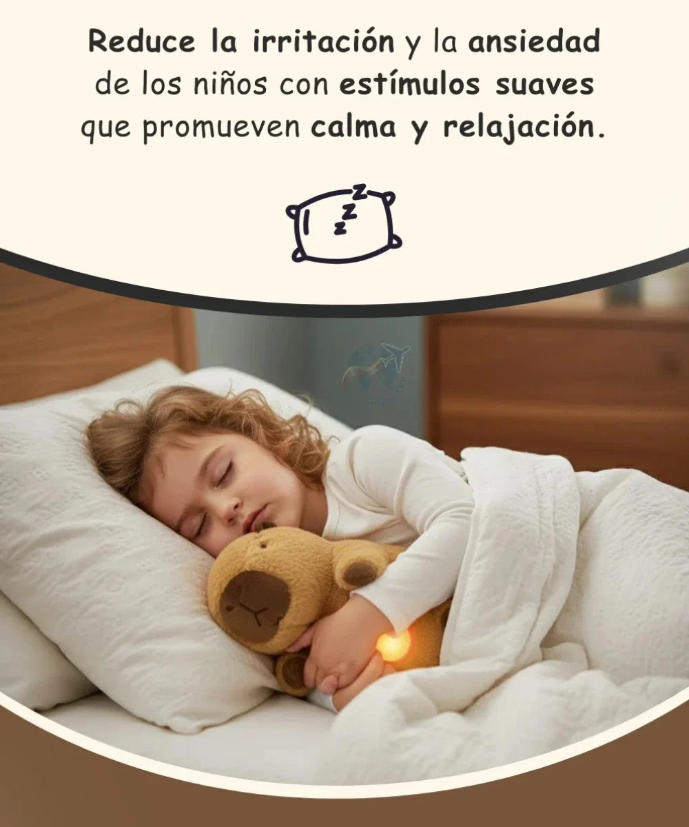 🧸 ¡Dile adiós a las noches de desvelo y depresión! Con El Capibara que respira💤