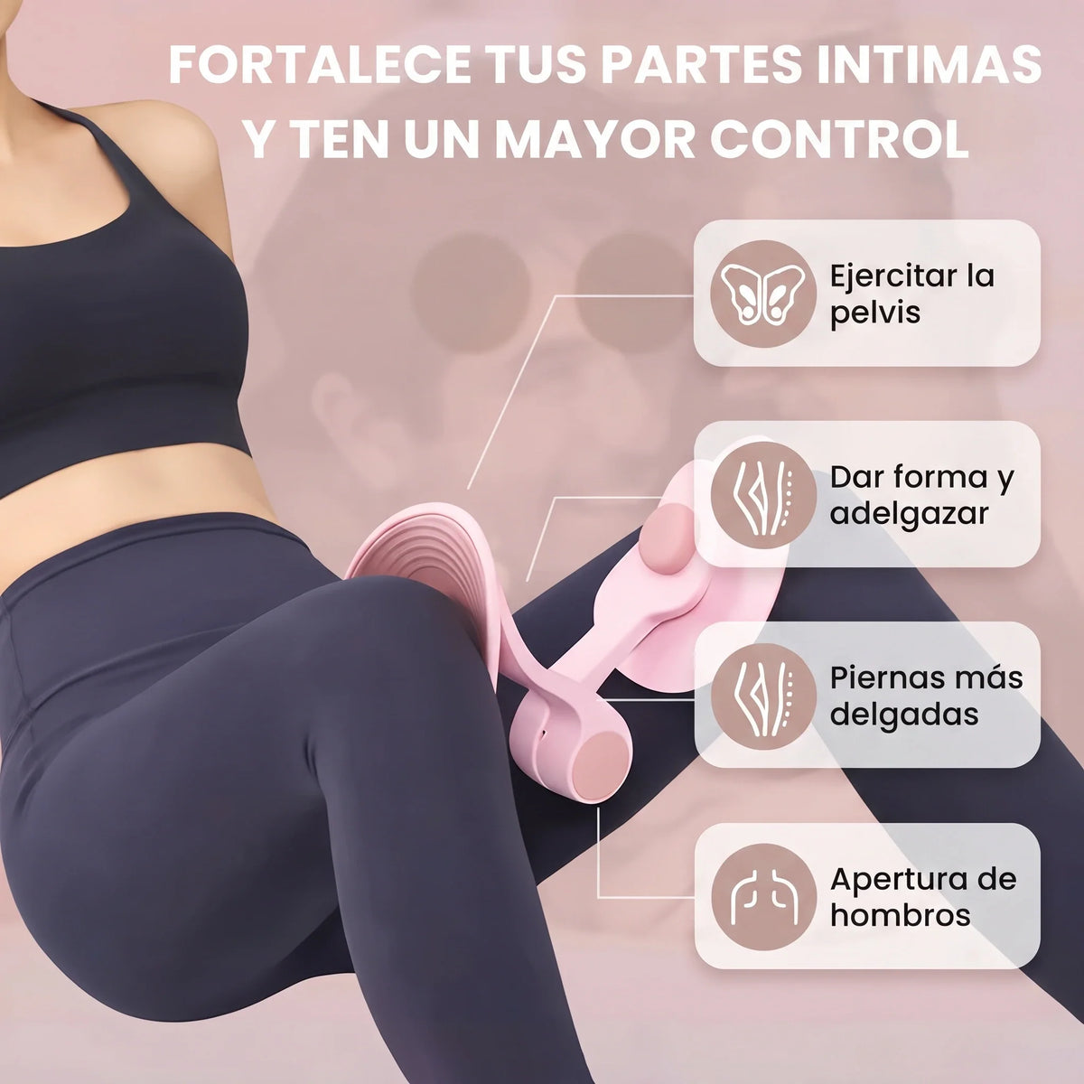 PELVICTONE®️  | Ejercita y Fortalece tu suelo Pélvico y Piernas