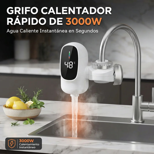 Grifo Calentador de Agua 3000W💧🔥
