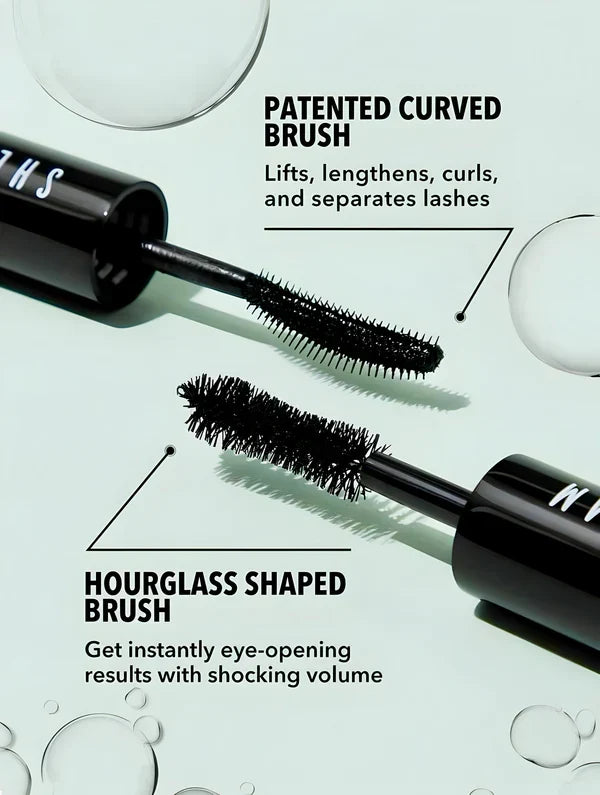 Mascara de pestaña 2 en 1 Sheglam®︎ Resistente al agua