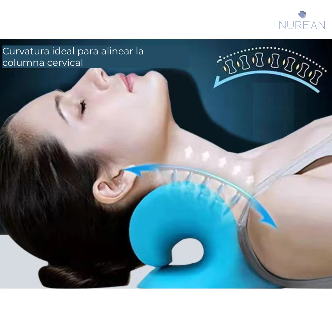 Almohada Tracción cervical®  Alivio de la columna y cervical desde casa