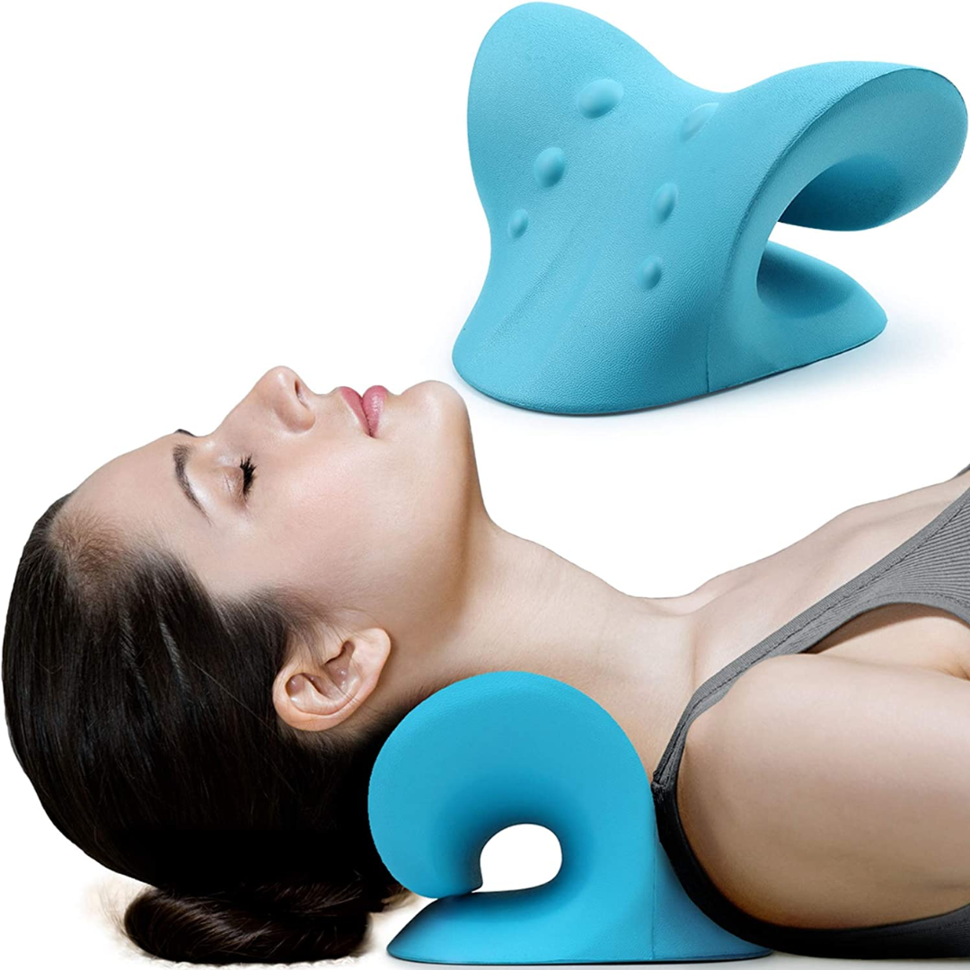 Almohada Tracción cervical®  Alivio de la columna y cervical desde casa