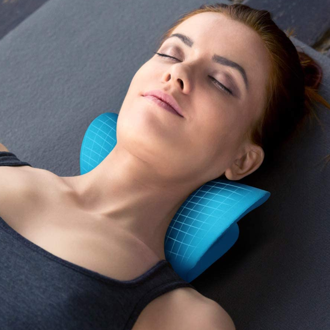 Almohada Tracción cervical®  Alivio de la columna y cervical desde casa