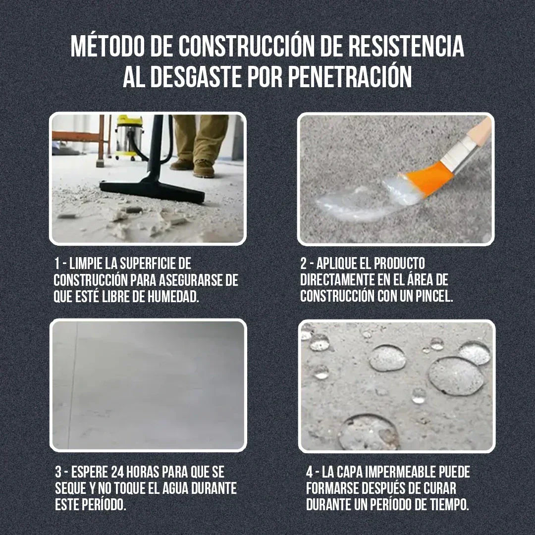Sellador Impermeabilizante Invisible Durabilidad de 10 Años + brocha
