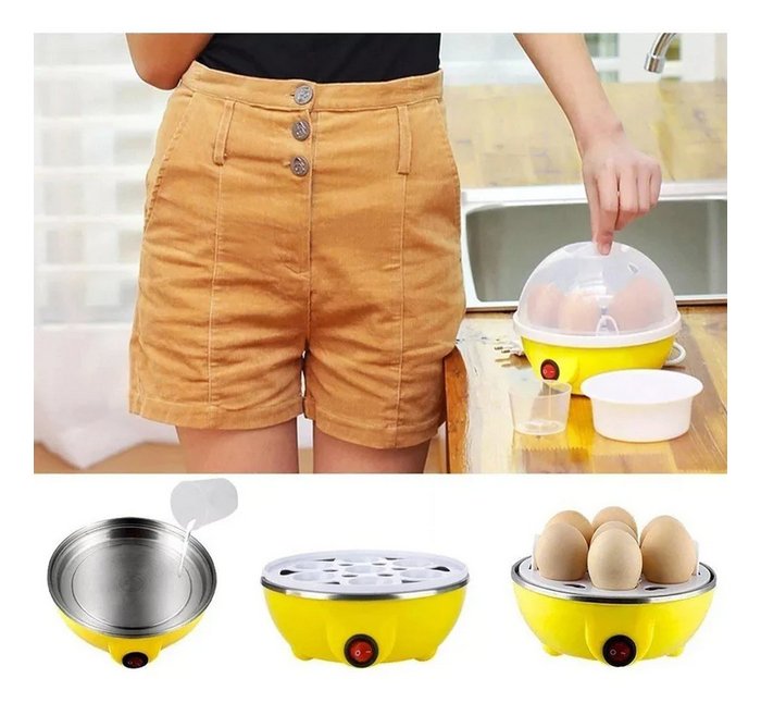 Cocedora eléctrico para huevos, acero inoxidable de 110 V