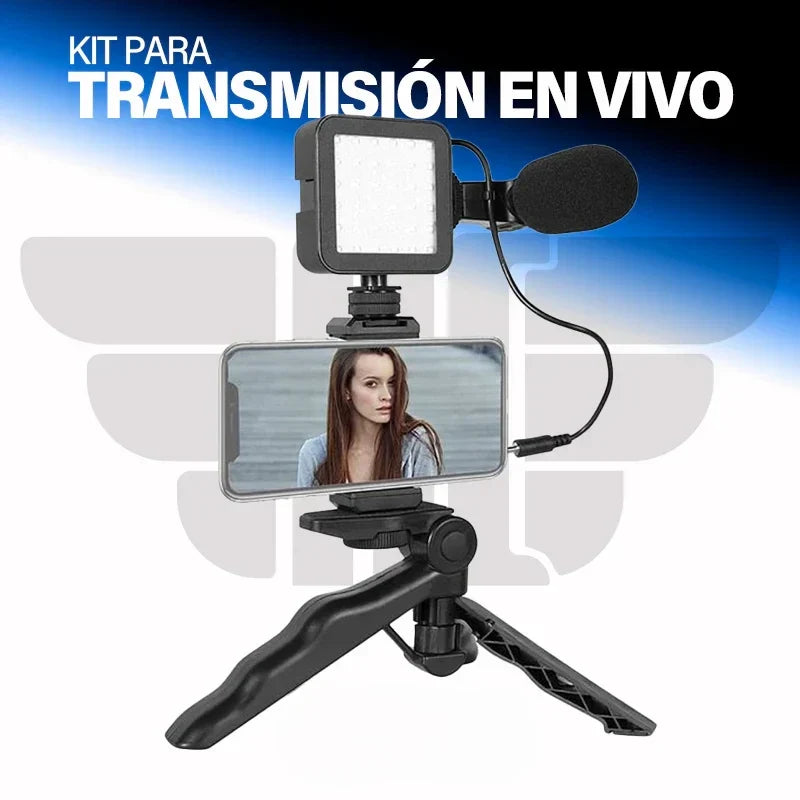 Set de Grabación Profesional (Kit de Vlogging)