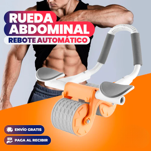 Rueda abdominal de rebote asistido automática
