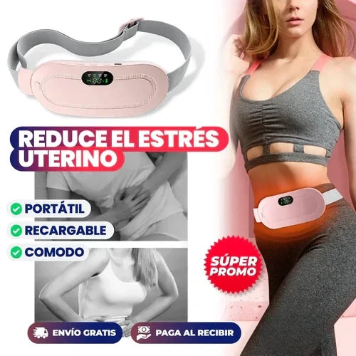 Cinturon calefactado para dolores menstruales y dolor lumbar