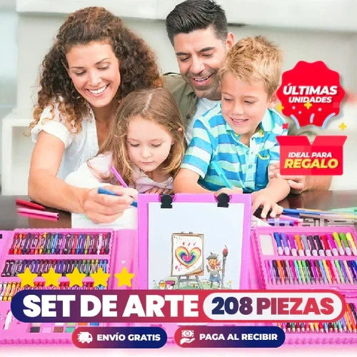 Mega Set de arte 208 piezas El mejor regalo🎁