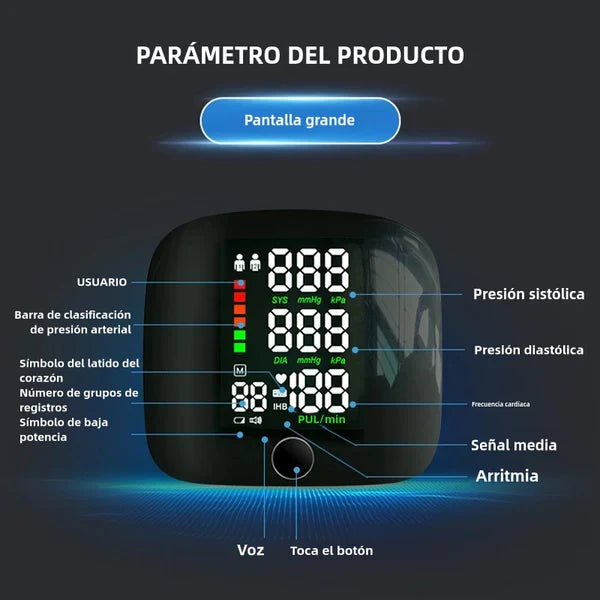 Monitor de presión digital con voz para información de resultado👨‍⚕️👨‍⚕️