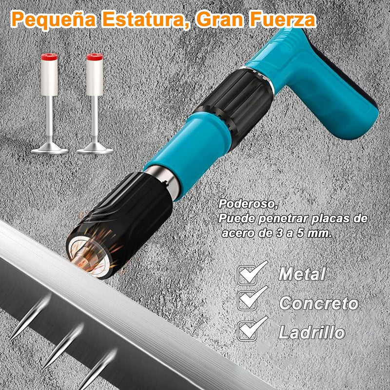 Pistola de clavos y remaches portátil + 🔥 ¡10 CLAVOS GRATIS! 🔥
